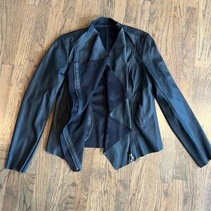 Faux leather jacket